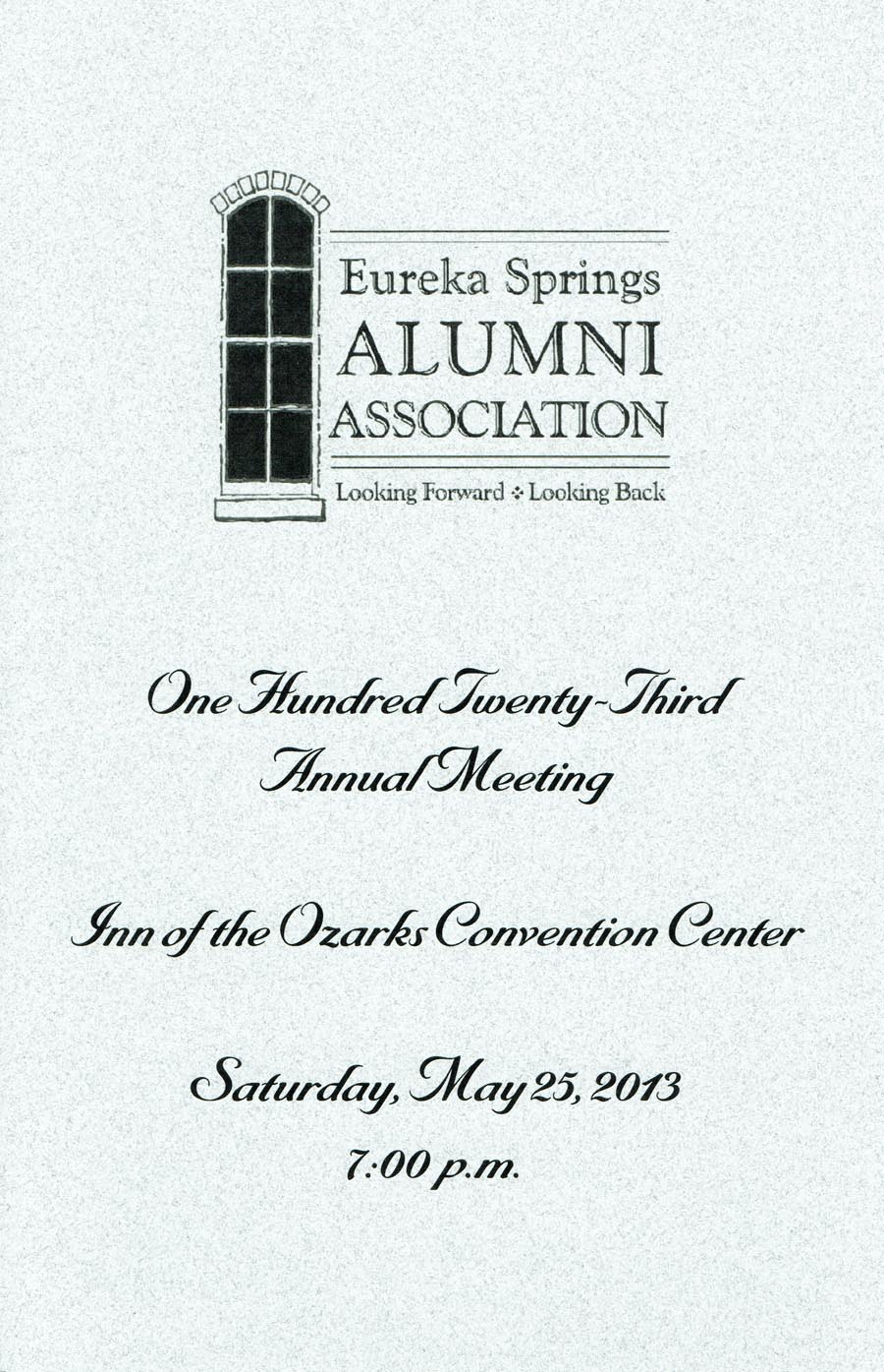 Cover 2013 Alumni Program